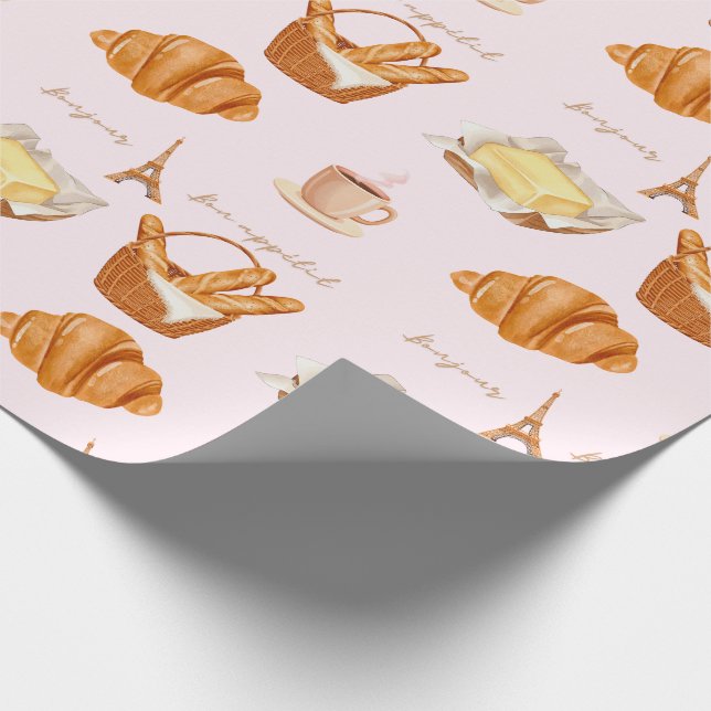 French Bakery Bliss Wrapping Paper (Corner)