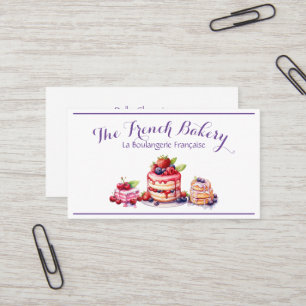 French Bakery Business Card