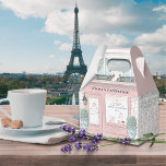 French Bakery Cafe Patisserie Pink Favour Box<br><div class="desc">This cute french cafe/bakery/patisserie favour box features a french patisserie/bakery/cafe storefront in pink. Perfect for birthdays,  baby showers,  bridal showers,  weddings and any occasions. Personalise for your needs. You can find more matching products at my store.</div>