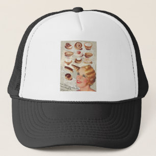 french bakery cupcake pastry desserts trucker hat