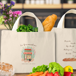 French Bakery & Fine Pastries Shop Mini Tote Bag