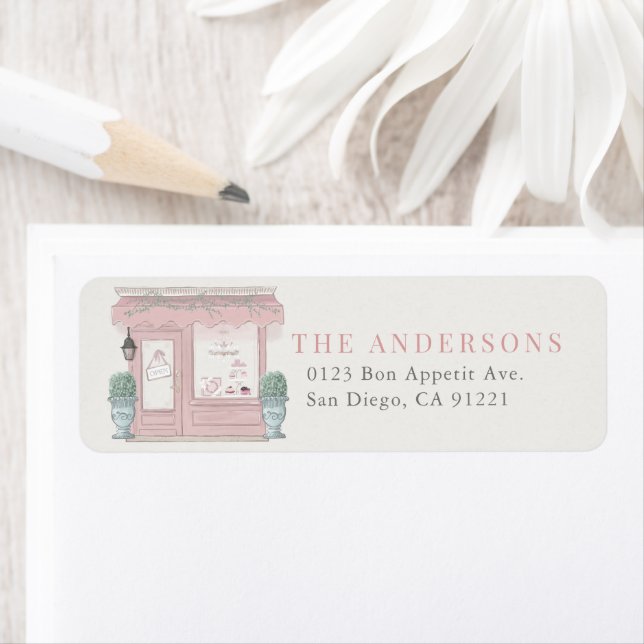 French Bakery Patisserie Paris Pink Birthday (Insitu)