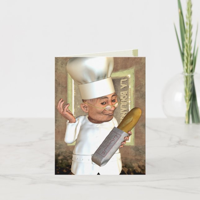 French Bakery Personalized Cards (Front)