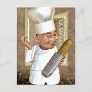 French Bakery Postcard