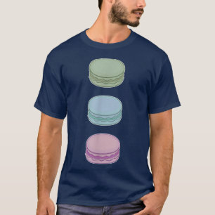 French Baking Dessert Otaku Cute Kawaii Funny Maca T-Shirt