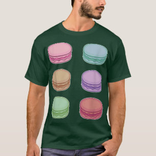 French Baking Dessert Otaku Cute Kawaii Funny Maca T-Shirt