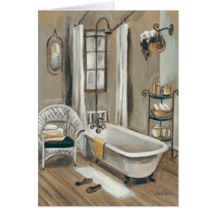 French Bathroom with Bathtub