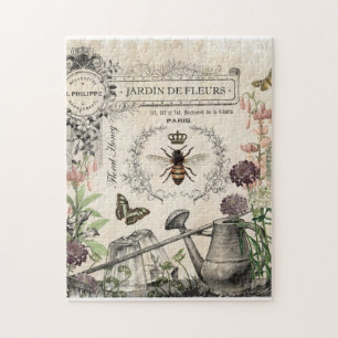 FRENCH BEE GARDEN JIGSAW PUZZLE