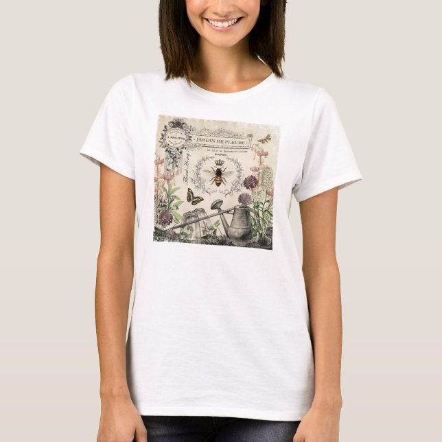 FRENCH BEE GARDEN T-Shirt (Front)