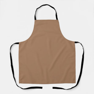 French Beige Solid Colour Apron