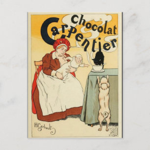 French Belle Epoque vintage poster postcard