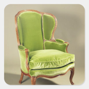 French bergere chair, c.1725 square sticker