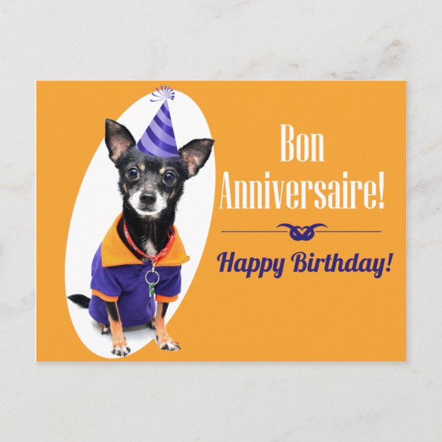 French Birthday card (Front)