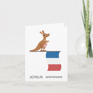 French Birthday Card – Joyeux anniversaire