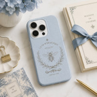French Blue Honey Bee Vintage French Country