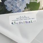 French Blue & Lavender Watercolor Floral Wedding<br><div class="desc">Our Paris Whisper wedding label design evokes a romanic and lovely french elegance. Beautiful watercolor floral combination with whispers of french blue and soft lavender shades capture a Parisian elegance. Romantic typographic pairing of serifs and elegant script details further enhances the romanic style. Beautiful hand-painted french blue and soft lavender...</div>