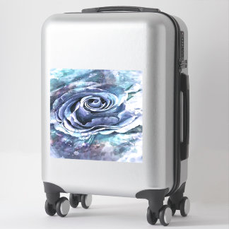 French Blue Lilac and Cerulean Artistic Rose