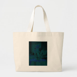 French Blue  Love Eat  Play Flower colours for all Large Tote Bag