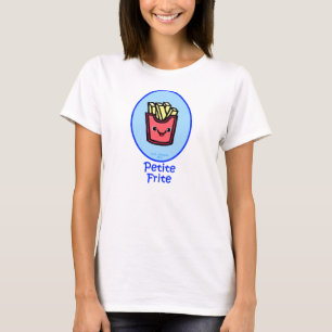 French - Blue Small Fry - French Fries T-Shirt