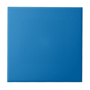 French Blue Solid Colour Tile
