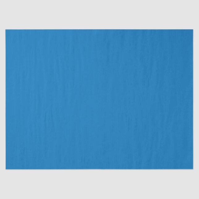 French Blue Solid Colour Tissue Paper (Front)