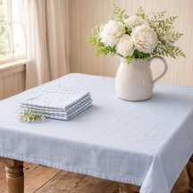 French Blue Tablecloth
