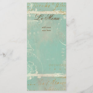 French Blue Toile Rack Cards