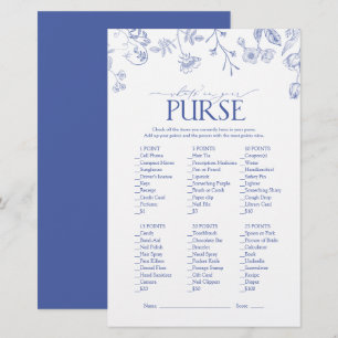 French Blue & White Victorian Bridal Shower Game