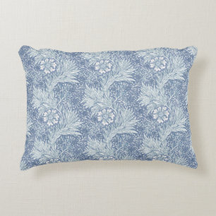 French Blue William Morris floral Marigold Decorative Cushion