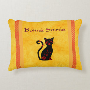 French:Bonne Soiree Accent Pillow