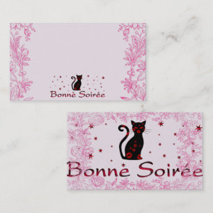 French:Bonne Soiree Business Card