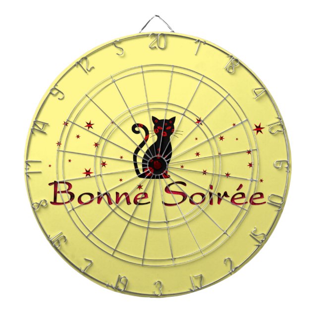 French:Bonne Soiree Dart Board (Front)