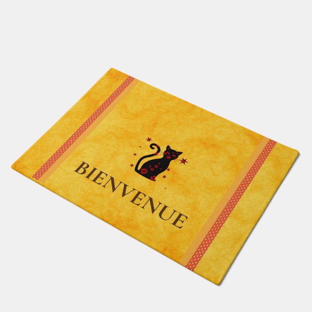 French:Bonne Soiree Doormat (Angled)