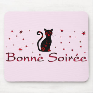 French:Bonne Soiree Mouse Mat