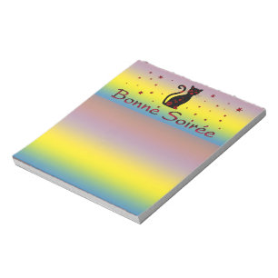French:Bonne Soiree Notepad