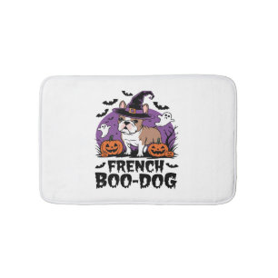 French Boo Dog – the Spookiest Pup Bath Mat