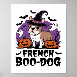 French Boo Dog – the Spookiest Pup Poster