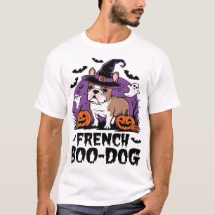 French Boo Dog the Spookiest Pup T-Shirt
