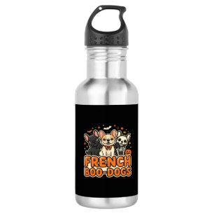 French Boo Dogs Halloween French Bulldog Design_1 532 Ml Water Bottle