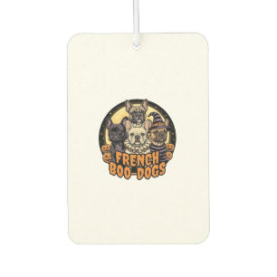 French Boo-Dogs Halloween French Bulldog Design_1 Car Air Freshener