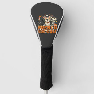 French Boo Dogs Halloween French Bulldog Design_1 Golf Head Cover