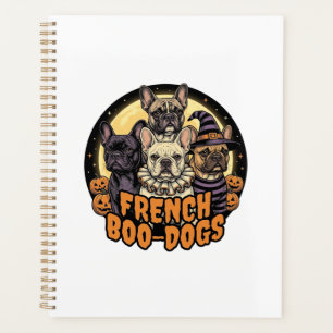 French Boo-Dogs Halloween French Bulldog Design_1 Planner