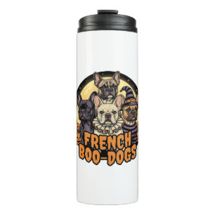 French Boo-Dogs Halloween French Bulldog Design_1 Thermal Tumbler