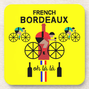French Bordeaux Wine Coaster