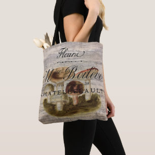french botanical rustic hipster woodland mushroom tote bag