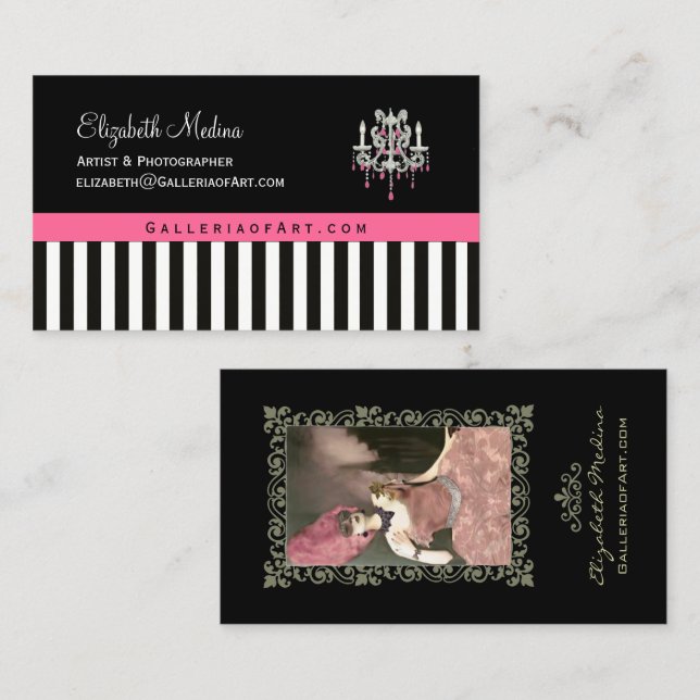 French Boutique Chandelier ~ Business Cards (Front/Back)