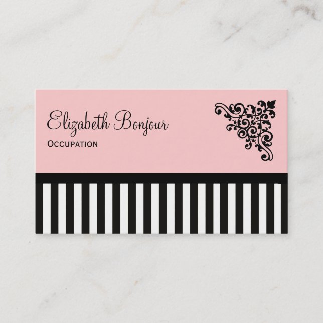 French Boutique - CHANGE COLOR / Business Cards (Front)