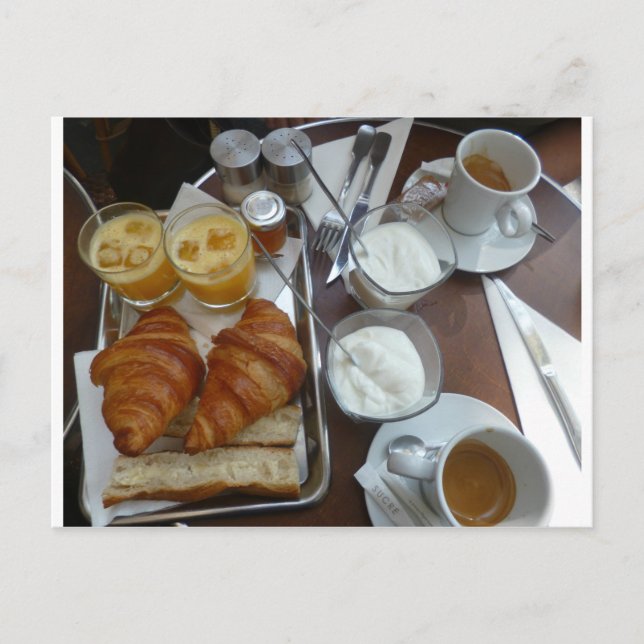 French breakfast postcard (Front)