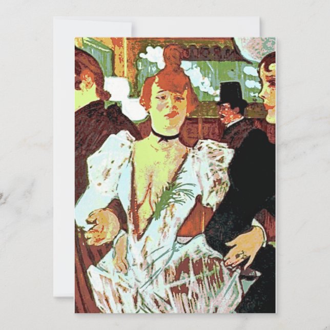 French Bride at Wedding Invitation (Front)