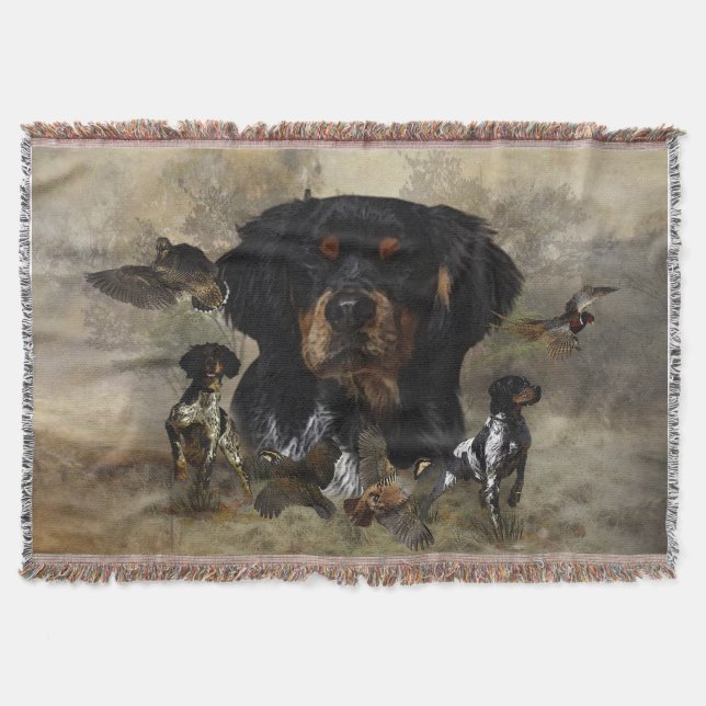 French Brittany , Art      Throw Blanket (Front)